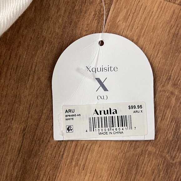 NEW Arula White Cotton Denim Short Sleeve Erica Jumpsuit Sz XL - Picture 7 of 14